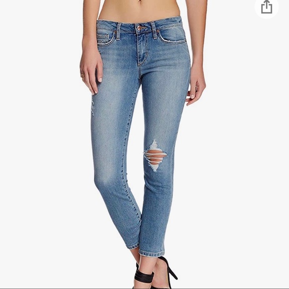 Joe’s Jeans Dana Style KXBDN45665 Ripped Distressed Crop Skinny Jeans Size 28 - Picture 2 of 14